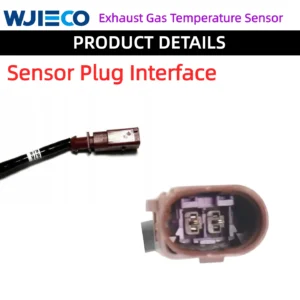 WJIECO 03L906088N 03L906088AJ 03L906088J Brand New 2-PIN Exhaust Gas Temperature Sensor Fits For AUDI VW SEAT SKODA 1.6/ 2.0 TDI
