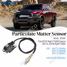 Particulate Matter Sensor 68171189AA/68171189AB/68171189AC for 2019 Ram1500Classic 3.0L V6 2014-2018 Ram1500 3.0L V6 02810