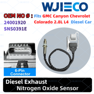 24001920 Nox Sensors for 2016-2019 GMC Canyon/Chevrolet Colorado 2017-2019 GMC Savana 3500 2018-2019 Express 3500 2.8L L4 Diesel Nitrogen Oxide Sensor