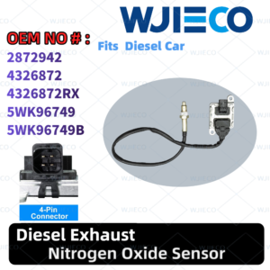 2872942 5WK96749 5WK96749B 4326872 4326872RX Nitrogen Oxide Sensor Nox Sensors for 2013-2018 Freightliner Cascadia/Kenworth C500 T680 T700 T800 W900 ISX 11.9L 15L OEM Replace 5WK96749 2872942NX