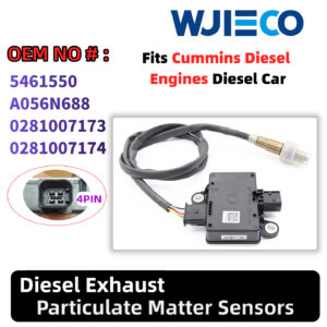 5461550 A056N688 0281007173 0281007174 Diesel Exhaust Sensor Particulate Matter Sensor PM Sensor Fits For Cummins Diesel Engines Diesel Car