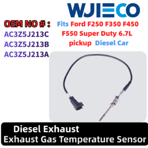 AC3Z5J213C Exhaust Gas Temperature Sensor EGT Compatible with 2011-2016 Ford F250 350 450 550 Super Duty 6.7L V8 2015-2019 Transit 150 250 350 3.2L L5 Diesel Turbocharged