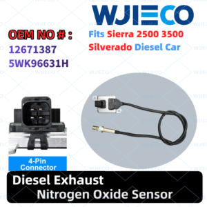 12671387 5WK96631H  Nox Sensors Nitrogen Oxide Sensor for 2010-2015 Express/Savana 2500 3500 4500 2011-2014 Silverado/Sierra 2500 3500 Diesel V8 6.6L