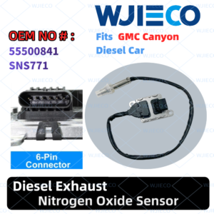 55500841 SNS771 Upstream Front Nitrogen Oxide Sensor Nox Sensor 1 for Chevrolet Colorado 2016-2019 2.8L l4, for GMC Canyon 2016-2019 2.8L l4 Diesel Turbocharged Upper Replace#55496922｜55495040