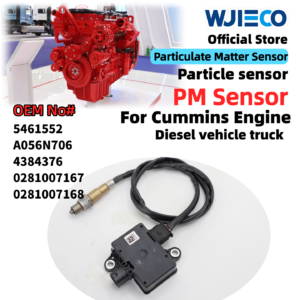 5461552 4384376 A056N706 0281007167 0281007168 Diesel Exhaust Sensor  Particulate Matter Sensor  PM Sensor  Fits For Cummins Diesel Engines  Diesel Car