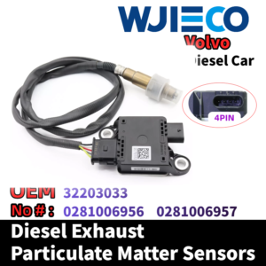 Volvo 32203033 0281006956 0281006957 Particulate Sensor WJIECO Brands Compatible with Fits For VolvoS90 II (234) V60 II (225) V90 II Estate (235) V90 II Cross Country (236) XC60 II (246) Diesel Vehicles Diesel Exhaust Particulate Matter Sensor OEM Replace Part Number 32203033 0281006956 0281006957 PM Sensor Automobiles Sensors