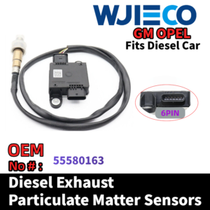 WJIECO Particulate Sensor  55580163 Compatible with Fits For  RAM Pickup diesel vehicles Diesel Exhaust Particulate Matter Sensor  OEM Replace Part Number 55580163 PM Sensor Automobiles Sensors