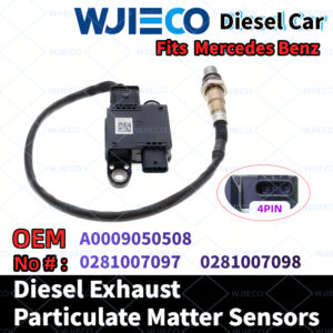 Mercedes Benz A0009050508 Particulate Sensor WJIECO Brands Compatible with Fits For Mercedes Benz Diesel Vehicles Diesel Exhaust Particulate Matter Sensor OEM Replace Part Number A0009050508 0281007097 0281007098 PM Sensor Automobiles Sensors