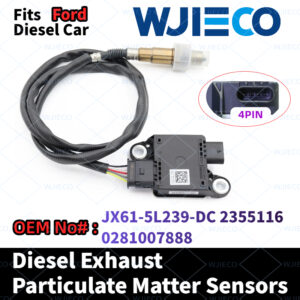 WJIECO JX61-5L239-DC Diesel Exhaust Particulate Sensor Compatible with For Ford Particulate Matter Sensor Diesel Car OEM Replace Part Number JX61-5L239-DC 2355116 0281007888 0281007887 PM Sensor