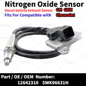 WJIECO 12642310 5WK96631H NOx Nitrogen Oxide Sensor Upstream Inlet Compatible with Chevrolet Express Silverado GMC Savana Sierra 2500 3500 4500 Replace