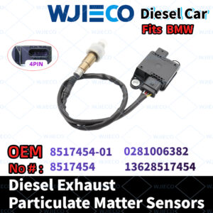 BMW Particulate Matter Sensor OE  8517454-01 8517454 13628517454  WJIECO Brand Bosch OEM 0281006382 DPF Soot Sensor Compatible BMW MINI Diesel Car