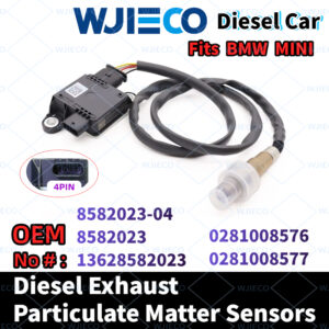 BMW Particulate Matter Sensor OE  8582023-04    8582023    13628582023  WJIECO Brand Bosch OEM  0281008576   0281008577 DPF Soot Sensor Compatible BMW MINI Diesel Car