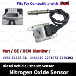 Ford Nox Sensor Part OEM Number KV61-5L248-AB 2461610 2281073 2249393 WJIECO Brand Nitrogen Oxide Sensor Fits For Compatible with Ford Diesel Vehicle SCR Emission System Exhaust Sensor