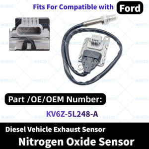For Ford Nox Sensor KV6Z-5L248-A  KV6Z5L248A WJIECO Brand Nitrogen Oxide Sensor Fits For Compatible with Ford Diesel Vehicle SCR Emission System Exhaust Sensor