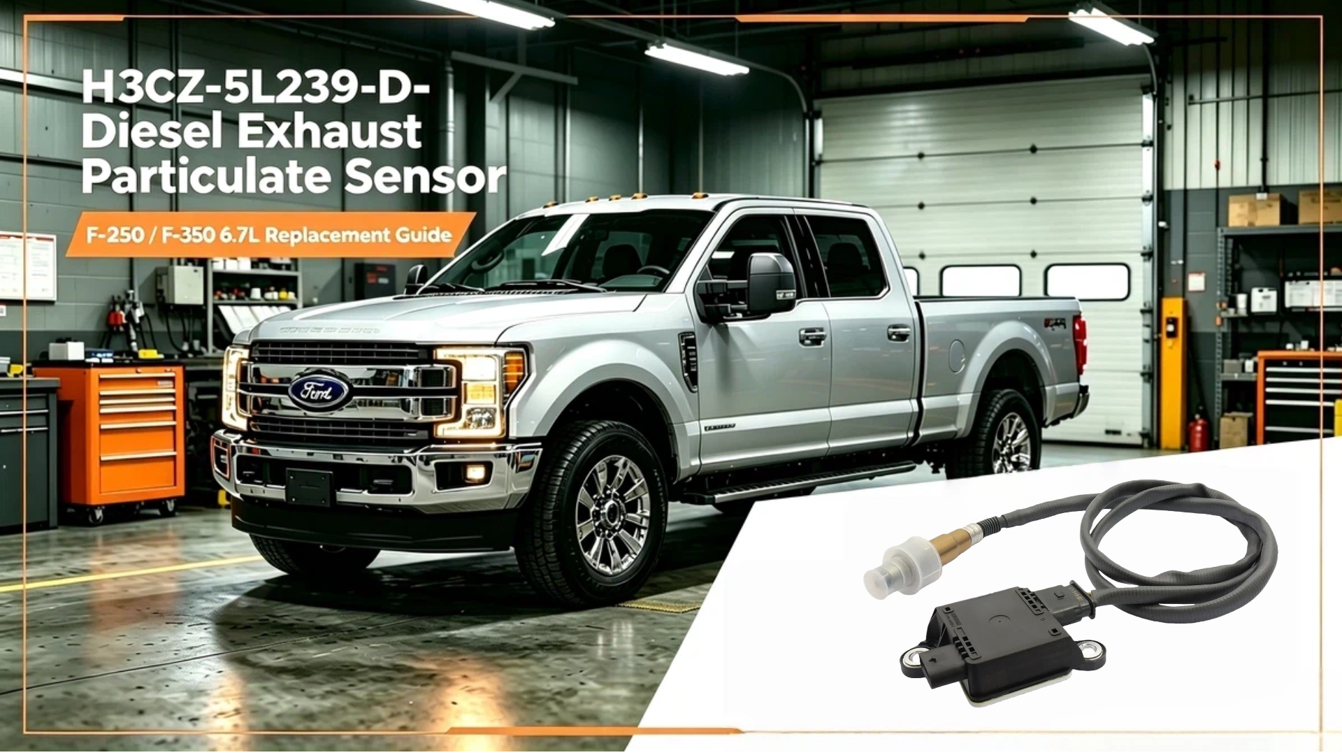 HC3Z-5L239-D Diesel Exhaust Particulate Sensor: Complete Replacement Guide for Ford 6.7L Super Duty Trucks